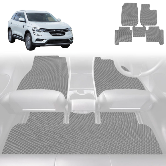 6D Diamond Car Floor Mats for Renault KOLEOS 2016 - Current (HC) - Custom-Fit Carpet Liner