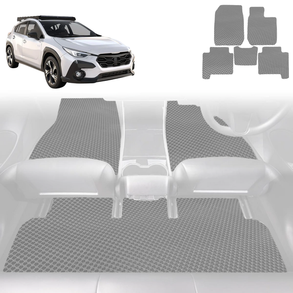 6D Diamond Car Floor Mats for Subaru Crosstrek 2023 - Current (GU) - Custom-Fit Carpet Liner