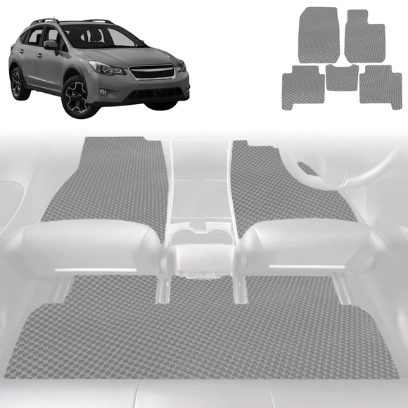 6D Diamond Car Floor Mats for Subaru XV 2012 - 2017 (GP) - Custom-Fit Carpet Liner