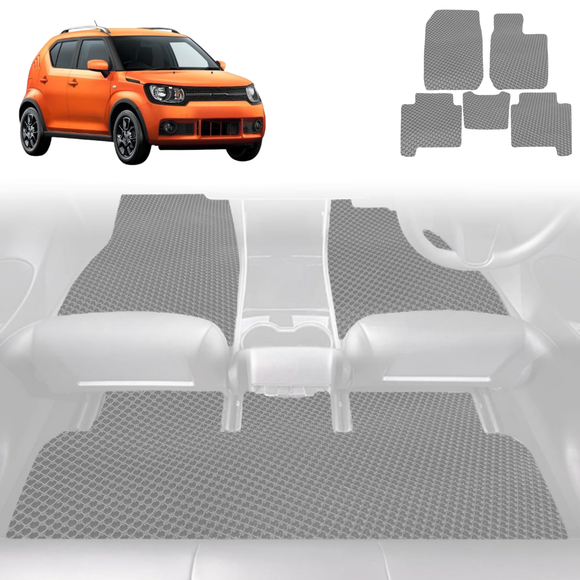 6D Diamond Car Floor Mats for Suzuki Ignis 2016 - Current MF - Custom-Fit Carpet Liner