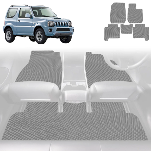 6D Diamond Car Floor Mats for Suzuki Jimny 2018 - Current Auto - Custom-Fit Carpet Liner