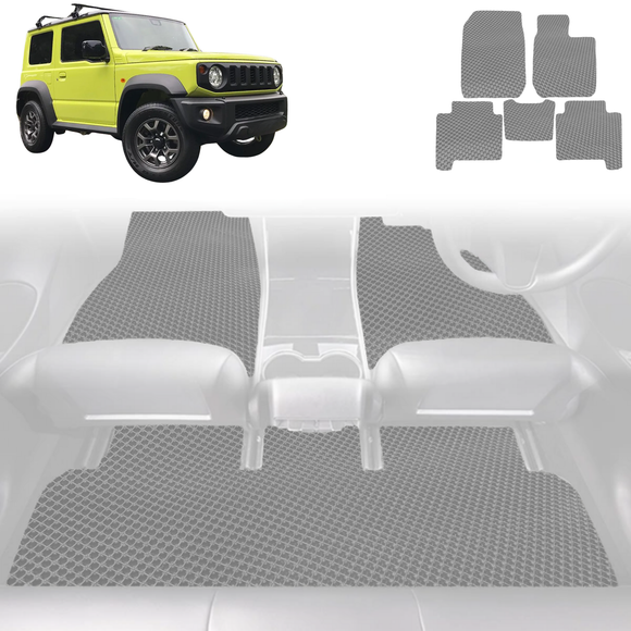 6D Diamond Car Floor Mats for Suzuki Jimny XL Auto 2023 - Current (GLX) - Custom-Fit Carpet Liner