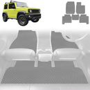 6D Diamond Car Floor Mats for Suzuki Jimny XL Auto 2023 - Current (GLX) - Custom-Fit Carpet Liner-6
