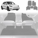 6D Diamond Car Floor Mats for Tesla Model Y 2022 - Current - Custom-Fit Carpet Liner-6