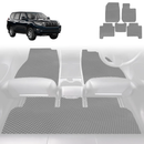 6D Diamond Car Floor Mats for Toyota Prado 2013 - 2024 (J150) - Custom-Fit Carpet Liner-5