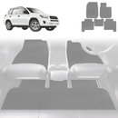 6D Diamond Car Floor Mats for Toyota RAV4 2006 - 2012 (XA30) - Custom-Fit Carpet Liner-6