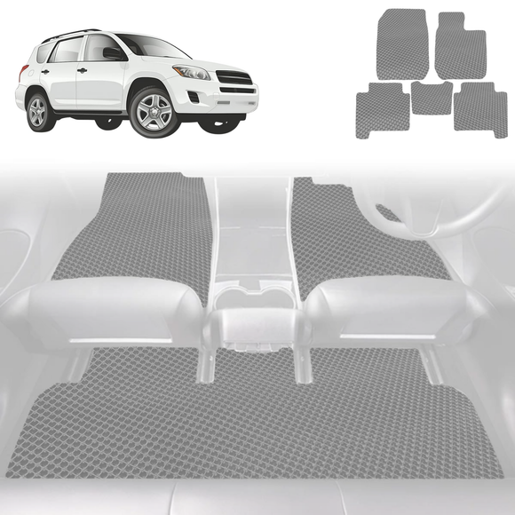 6D Diamond Car Floor Mats for Toyota RAV4 2006 - 2012 (XA30) - Custom-Fit Carpet Liner