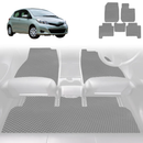 6D Diamond Car Floor Mats for Toyota Yaris 2011 - 2020 XP90, XP130 - Custom-Fit Carpet Liner-20