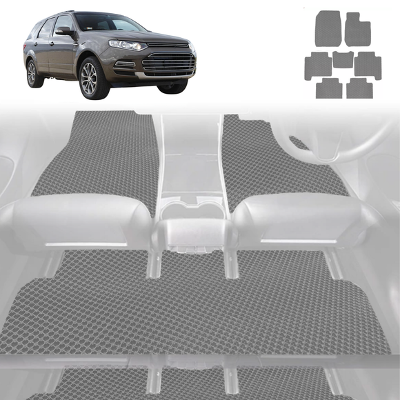 6D Diamond Car Floor Mats for Ford Territory 2011 - 2016 SZ - Custom-Fit Carpet Liner