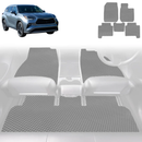 6D Diamond Car Floor Mats for Toyota Kluger 2021 - Current (XU70) - Custom-Fit Carpet Liner-8