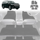 6D Diamond Car Floor Mats for Toyota LandCruiser 300 2021 - Current - Custom-Fit Carpet Liner-24