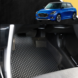 6D PRO Car Floor Mats for Suzuki Swift 2024 - Current (Hybrid)