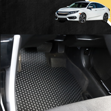 6D PRO Car Floor Mats for Honda Civic 2016 - 2021 (10th Gen)