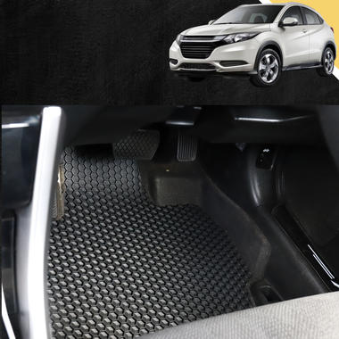 6D PRO Car Floor Mats for Honda HR-V 2015 - 2021 (RU)