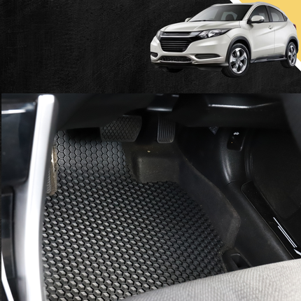 6D PRO Car Floor Mats for Honda HR-V 2015 - 2021 (RU)