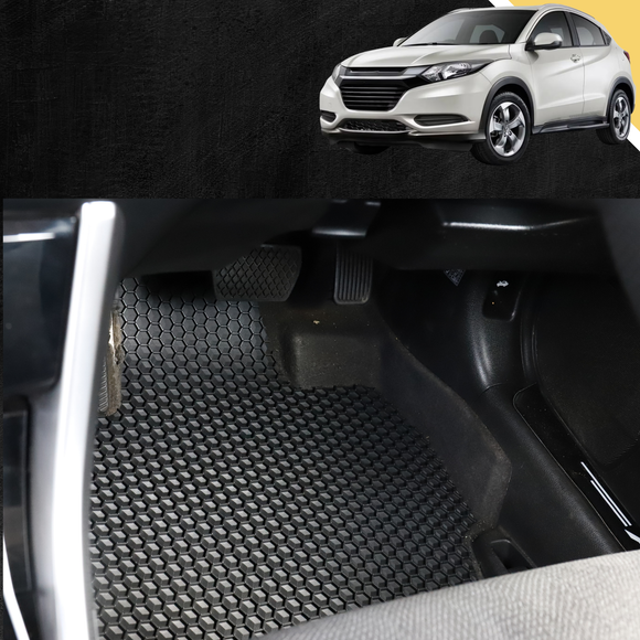 6D PRO Car Floor Mats for Honda HR-V 2015 - 2021 (RU)