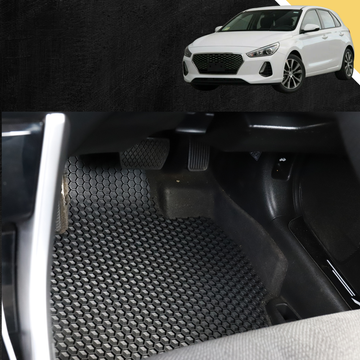 6D PRO Car Floor Mats for Hyundai i30 2017 - 2021 (PD Hatch/Fastback)