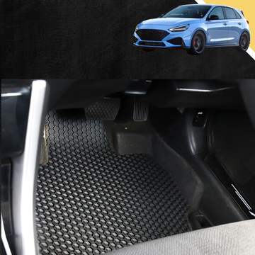 6D PRO Car Floor Mats for Hyundai i30 N 2021 - Current Hatch Fastback