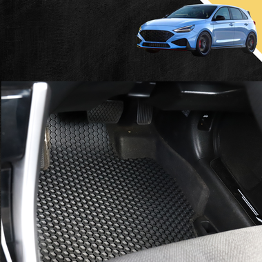 6D PRO Car Floor Mats for Hyundai i30 N 2021 - Current Hatch Fastback