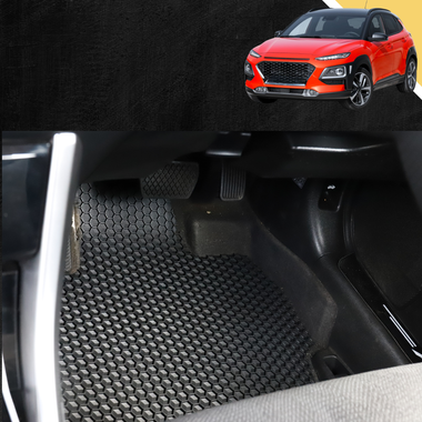 6D PRO Car Floor Mats for Hyundai Kona 2017 - 2023 (OS)