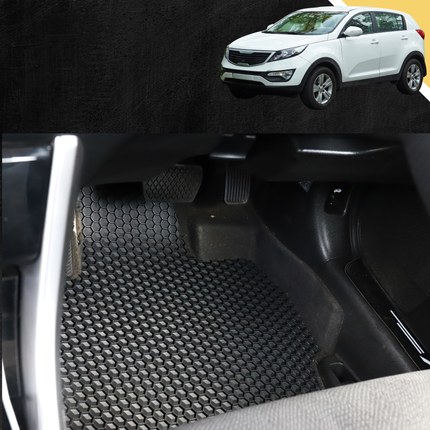 6D PRO Car Floor Mats for Kia Sportage 2010 - 2015