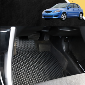 6D PRO Car Floor Mats for Mazda 3 2004 - 2009 BK