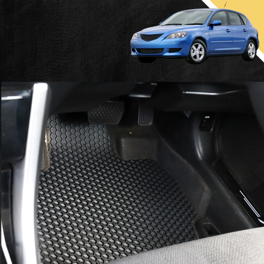 6D PRO Car Floor Mats for Mazda 3 2004 - 2009 BK