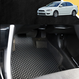 6D PRO Car Floor Mats for Mitsubishi Lancer 2007 - 2017 Auto (CJ)