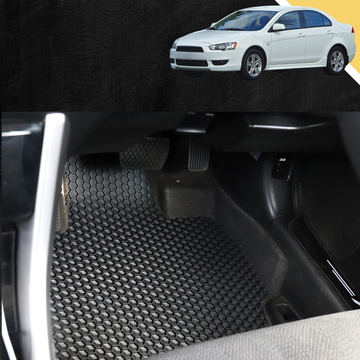 6D PRO Car Floor Mats for Mitsubishi Lancer 2007 - 2017 Auto (CJ)