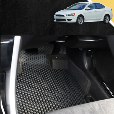 6D PRO Car Floor Mats for Mitsubishi Lancer 2007 - 2017 Auto (CJ)