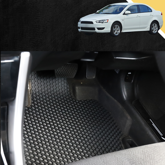 6D PRO Car Floor Mats for Mitsubishi Lancer 2007 - 2017 Auto (CJ)