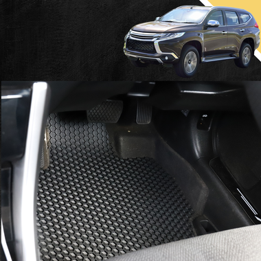 6D PRO Car Floor Mats for Mitsubishi Pajero Sport 2015 - Current (KR/KS/QE/QF)