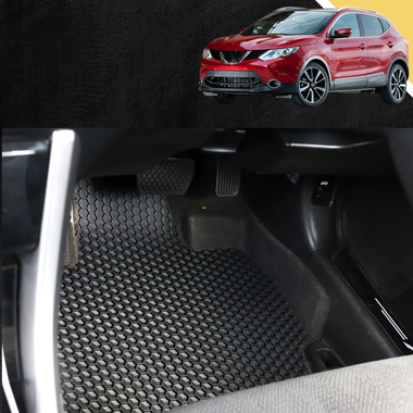 6D PRO Car Floor Mats for Nissan QASHQAI 2014 - 2021 (J11)
