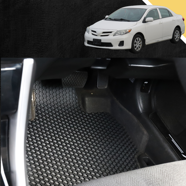 6D PRO Car Floor Mats for Toyota Corolla 2007 - 2012 Hatch/Sedan (E140/150)