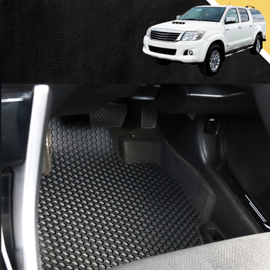 6D PRO Car Floor Mats for Toyota Hilux Double Cab 2005 - 2015