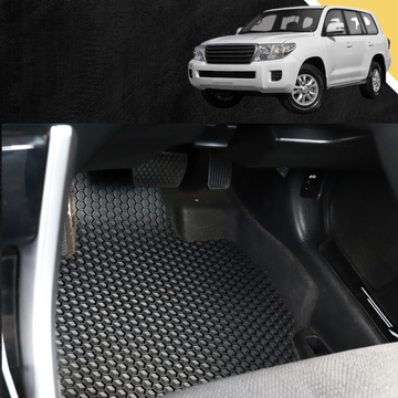 6D PRO Car Floor Mats for Toyota LandCruiser 200 2012 - 2021 (GX GXL)