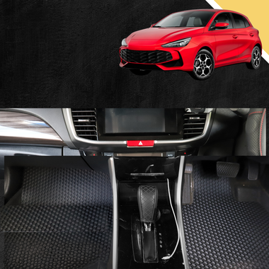 6D PRO Car Floor Mats for Nissan Navara Dual Cab 2015 - Current (NP300/D23 STX without rear cupholder) - 0