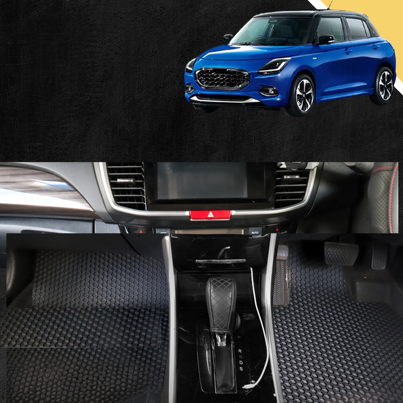 6D PRO Car Floor Mats for Suzuki Swift 2024 - Current (Hybrid)