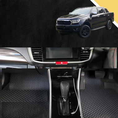 6D PRO Car Floor Mats for Ford Ranger 2022 - Current PX Mk3 - 0