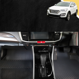 6D PRO Car Floor Mats for Hyundai Santa Fe 2012 - 2018 (DM) - 0