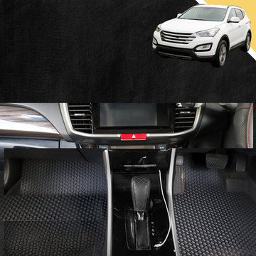 6D PRO Car Floor Mats for Hyundai Santa Fe 2012 - 2018 (DM) - 0