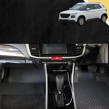 6D PRO Car Floor Mats for Hyundai Venue 2019 - Current QX - 0