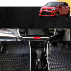 6D PRO Car Floor Mats for Kia Picanto 2017 - Current (JA) - 0