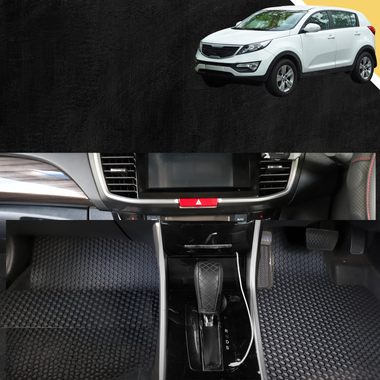 6D PRO Car Floor Mats for Kia Sportage 2010 - 2015 - 0