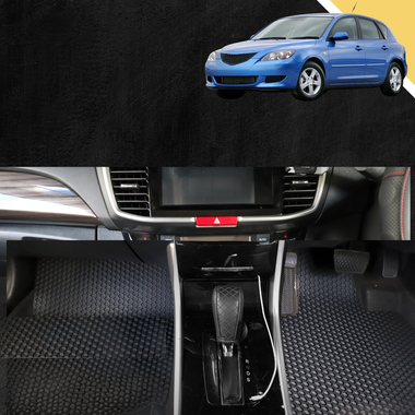 6D PRO Car Floor Mats for Mazda 3 2004 - 2009 BK - 0