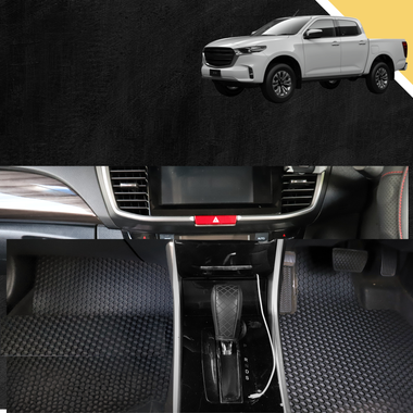 6D PRO Car Floor Mats for Mazda BT-50 Dual Cab 2020 - 2024 (TF) - 0