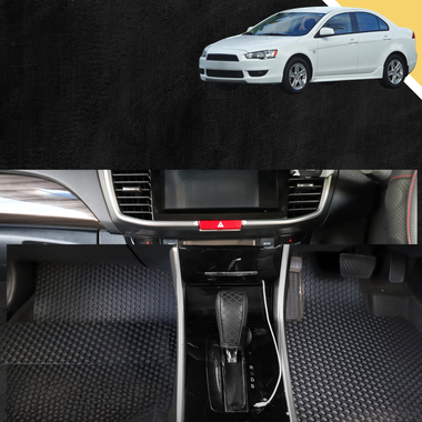 6D PRO Car Floor Mats for Mitsubishi Lancer 2007 - 2017 Auto (CJ) - 0