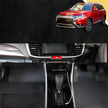 6D PRO Car Floor Mats for Mitsubishi Outlander 2012 - 2018 (ZJ/ZK/ZL) - 0