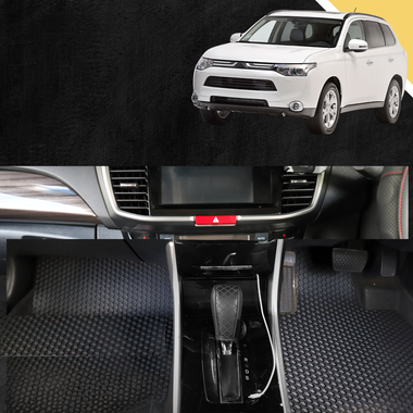 6D PRO Car Floor Mats for Mitsubishi Outlander 2018 - 2021 (ZJ/ZK/ZL) - 0