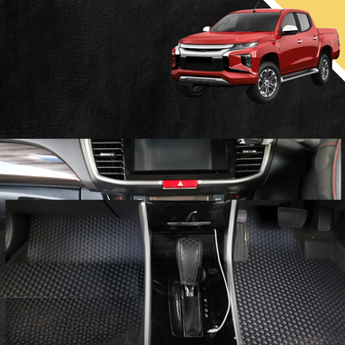 6D PRO Car Floor Mats for Mitsubishi Triton Double Cab 2024 - Current (LC/MV) - 0